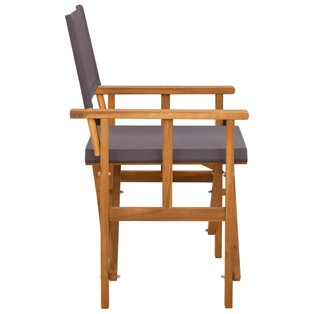 Regisseursstoelen 2 st massief acaciahout is nu te koop bij PeponiXL, paradijselijk wonen!
