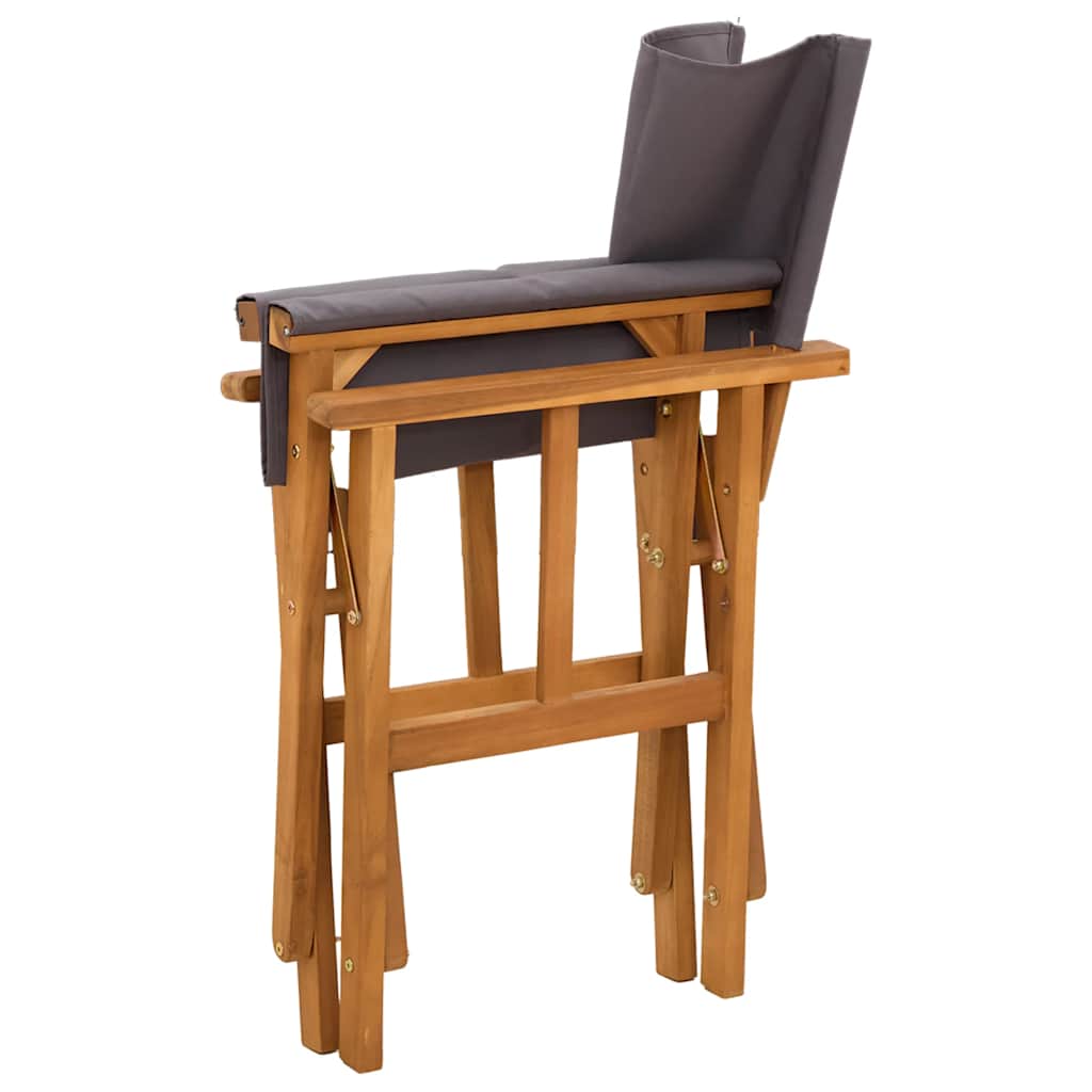 Regisseursstoelen 2 st massief acaciahout is nu te koop bij PeponiXL, paradijselijk wonen!