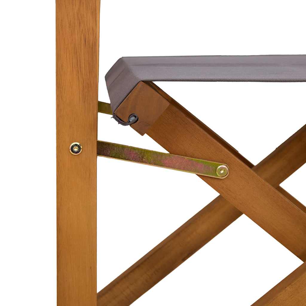 Regisseursstoelen 2 st massief acaciahout is nu te koop bij PeponiXL, paradijselijk wonen!