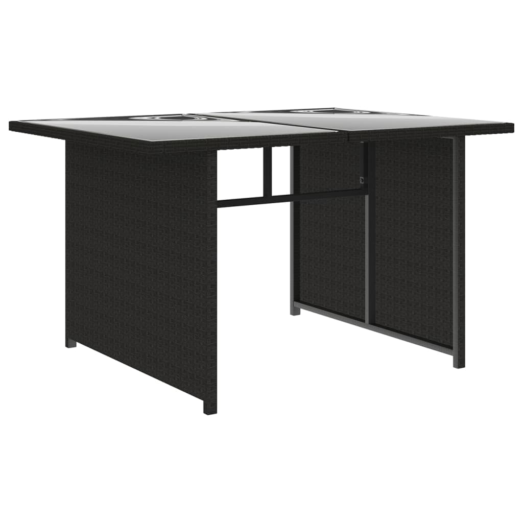 10-delige Loungeset met kussens poly rattan zwart is nu te koop bij PeponiXL, paradijselijk wonen!