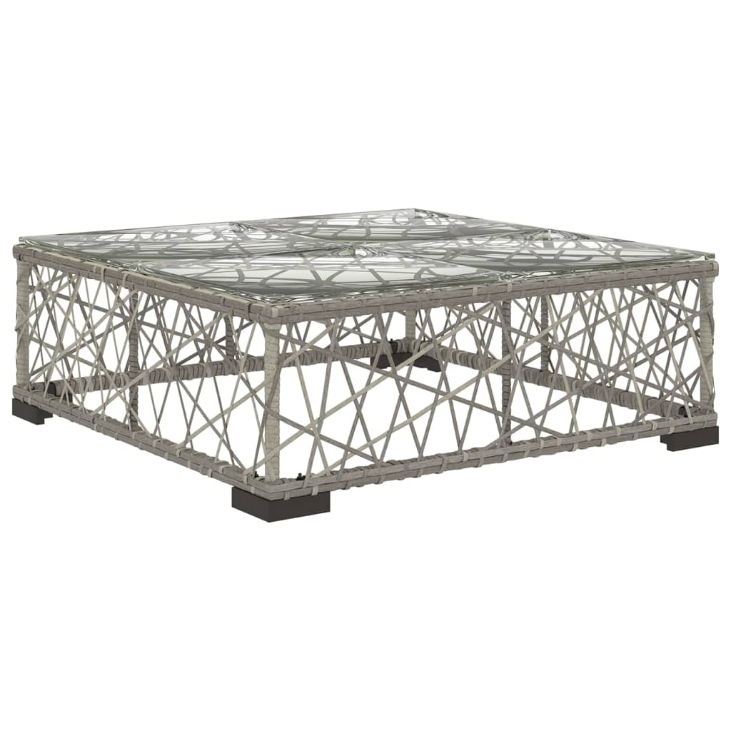 6-delige Loungeset met kussens poly rattan grijs is nu te koop bij PeponiXL, paradijselijk wonen!