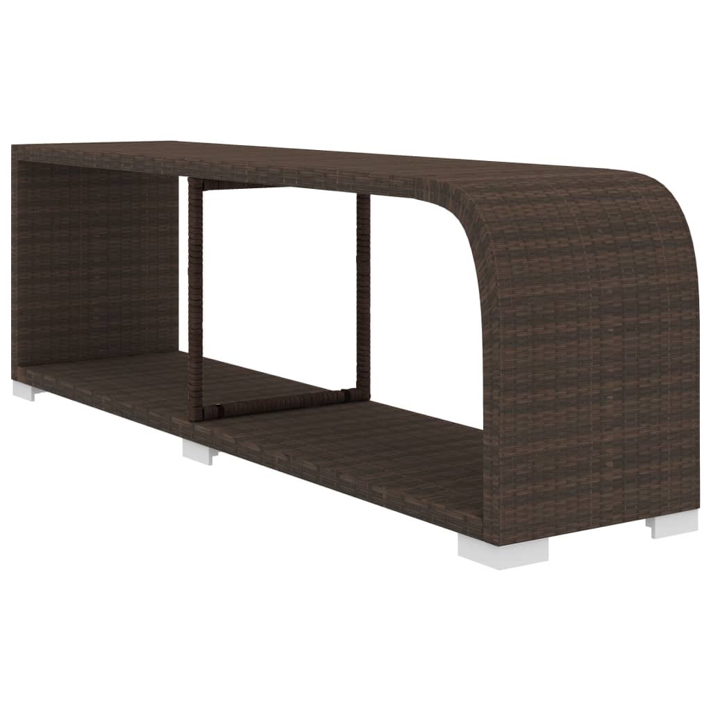 10-delige Loungeset met kussens poly rattan bruin is nu te koop bij PeponiXL, paradijselijk wonen!
