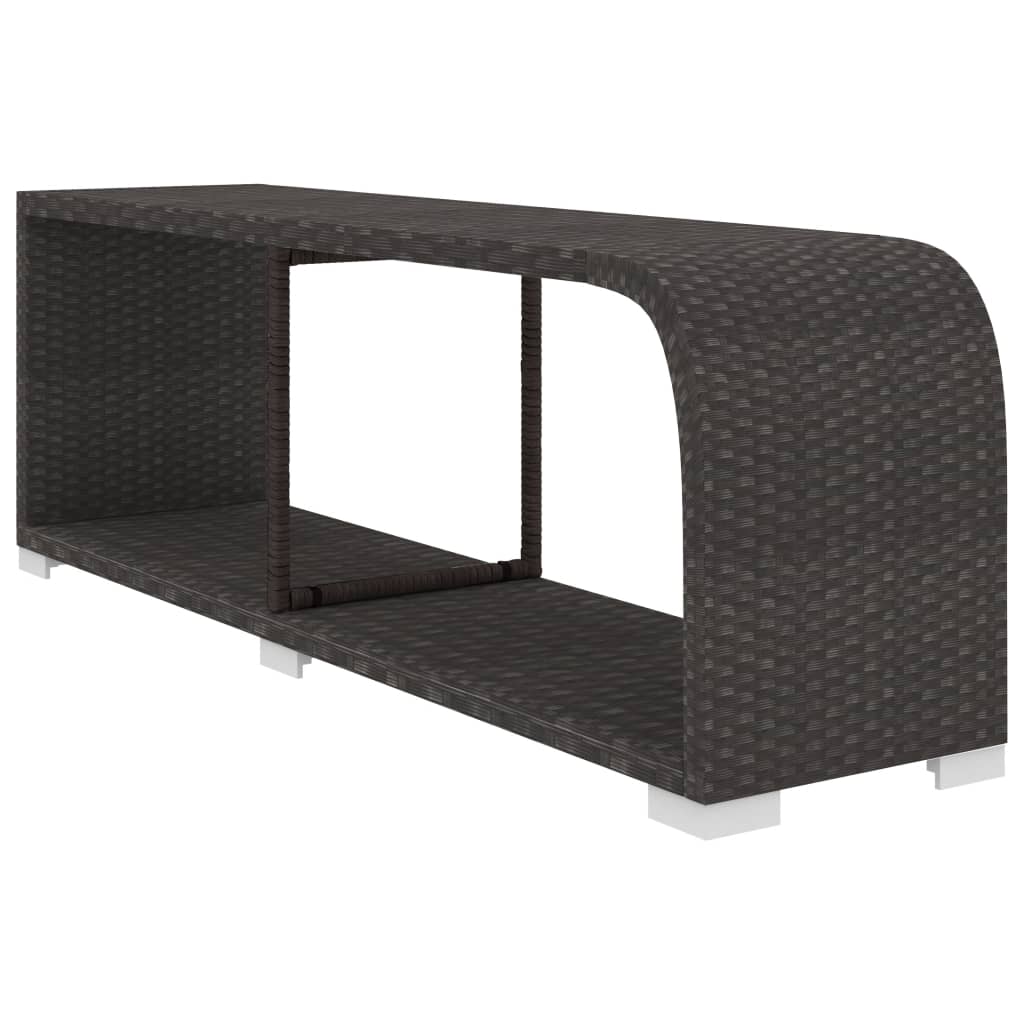 10-delige Loungeset met kussens poly rattan zwart is nu te koop bij PeponiXL, paradijselijk wonen!