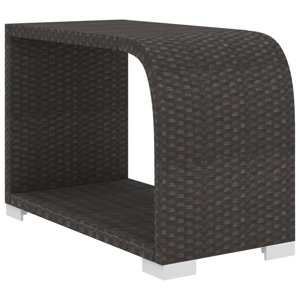 11-delige Loungeset met kussens poly rattan zwart is nu te koop bij PeponiXL, paradijselijk wonen!