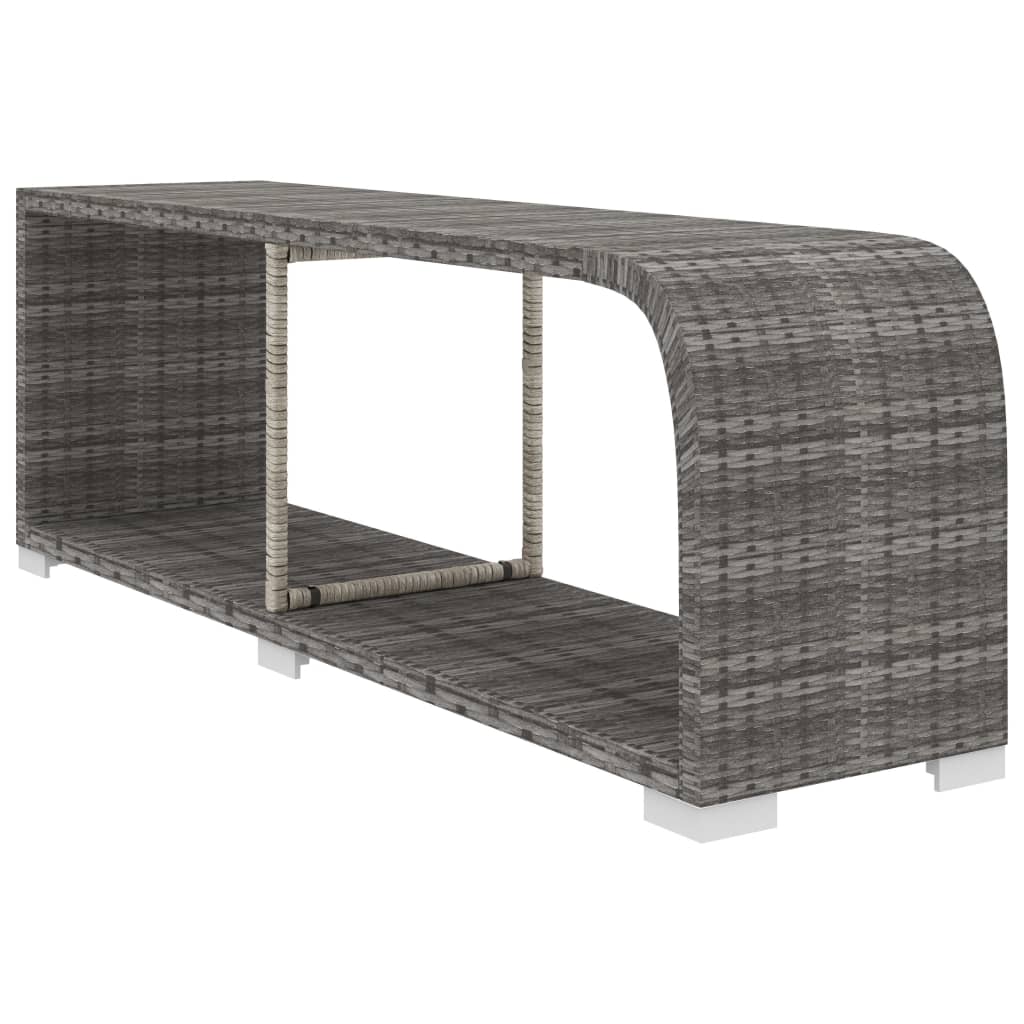 11-delige Loungeset met kussens poly rattan grijs is nu te koop bij PeponiXL, paradijselijk wonen!