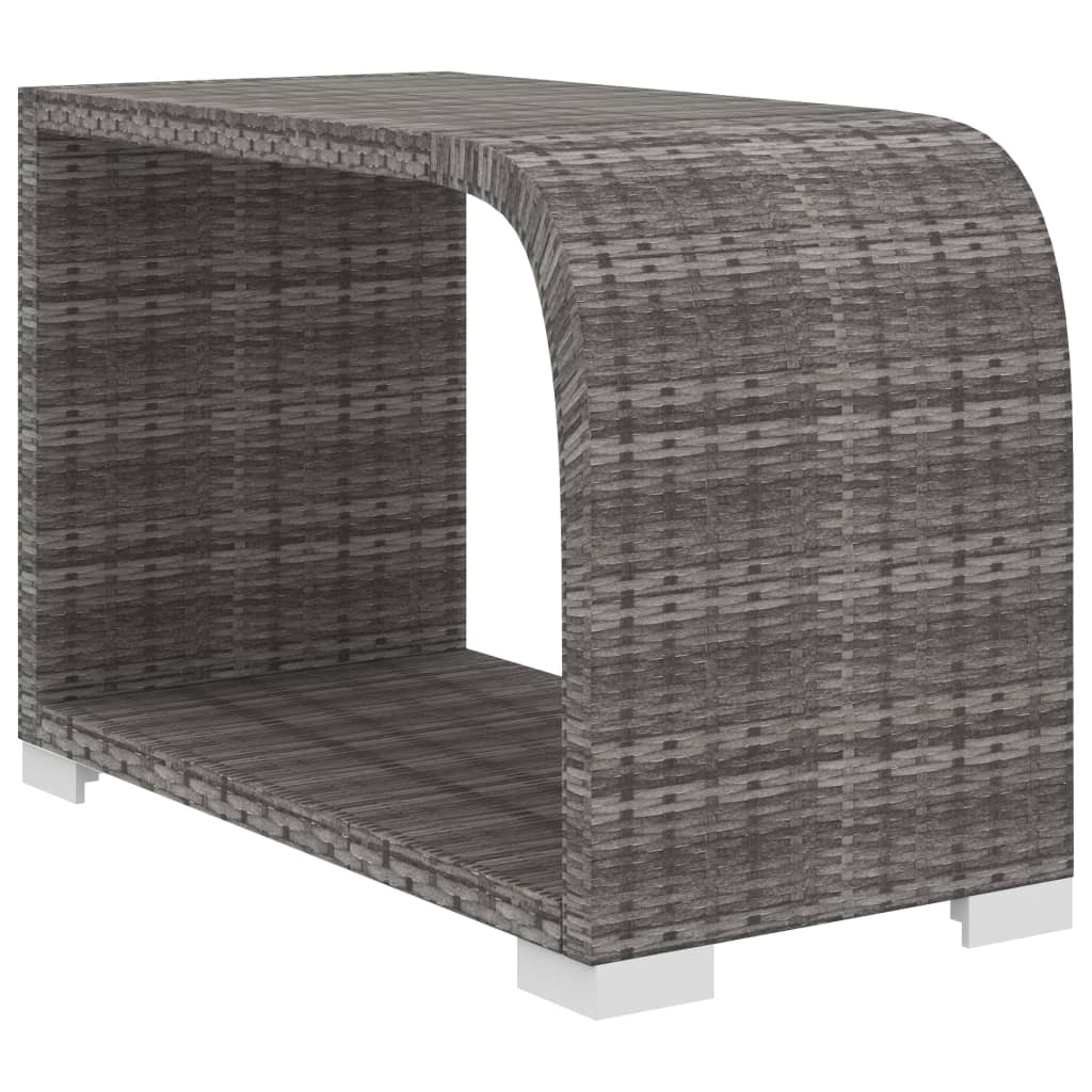 11-delige Loungeset met kussens poly rattan grijs is nu te koop bij PeponiXL, paradijselijk wonen!