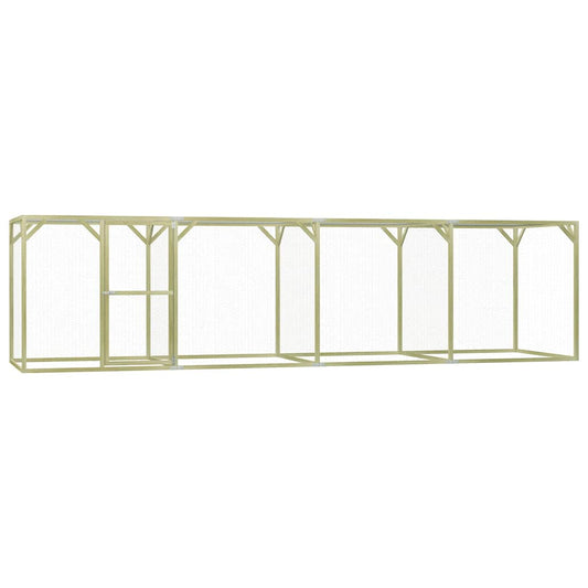 Kippenhok 1,5x6x1,5 m geïmpregneerd grenenhout is nu te koop bij PeponiXL, paradijselijk wonen!