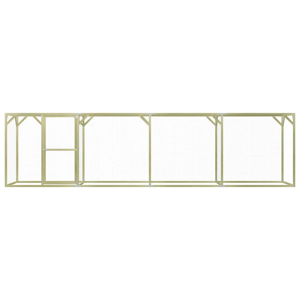 Kippenhok 1,5x6x1,5 m geïmpregneerd grenenhout is nu te koop bij PeponiXL, paradijselijk wonen!