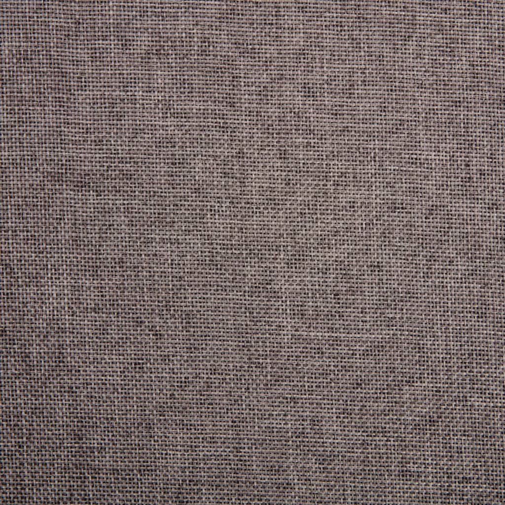 Eetkamerstoelen 4 st draaibaar stof taupe is nu te koop bij PeponiXL, paradijselijk wonen!