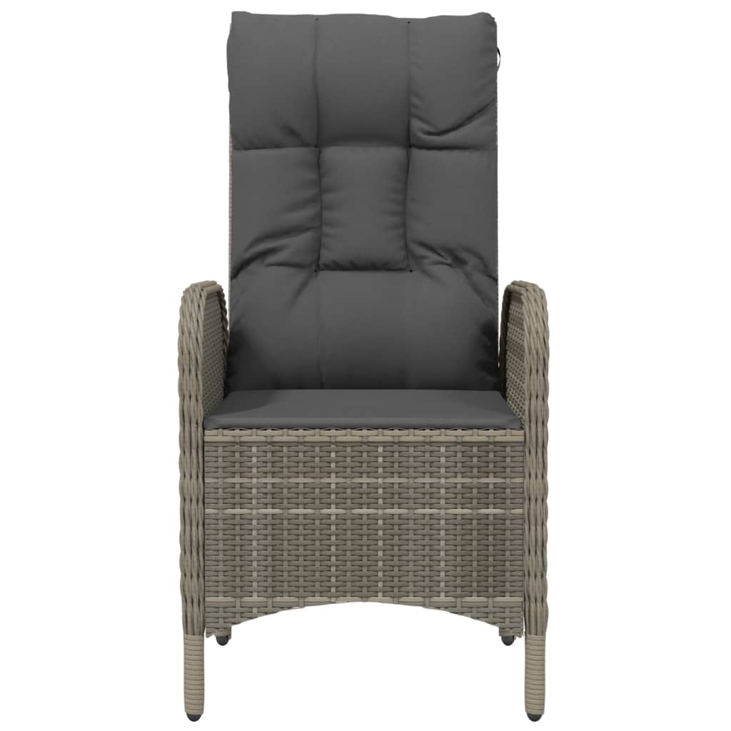 Tuinstoelen 2 st poly rattan grijs is nu te koop bij PeponiXL, paradijselijk wonen!