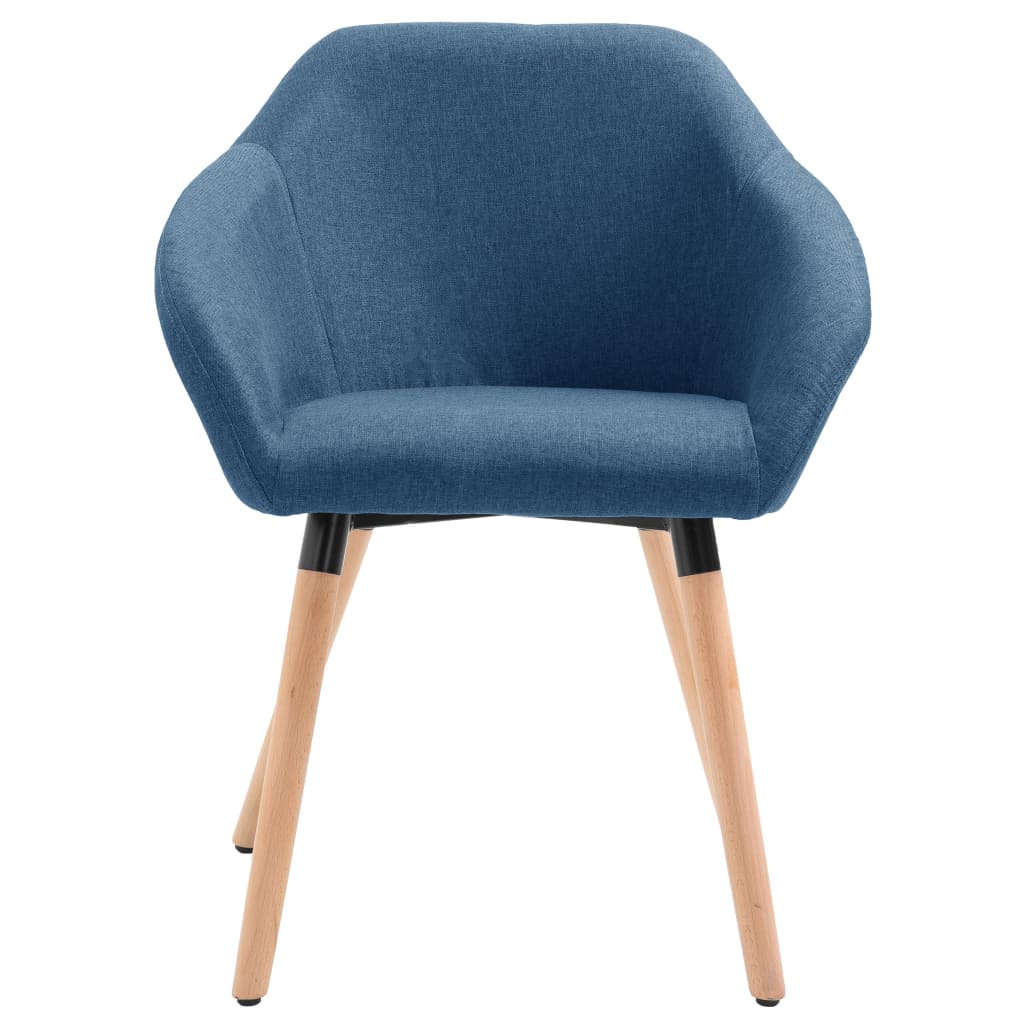 Eetkamerstoelen 4 st stof blauw is nu te koop bij PeponiXL, paradijselijk wonen!