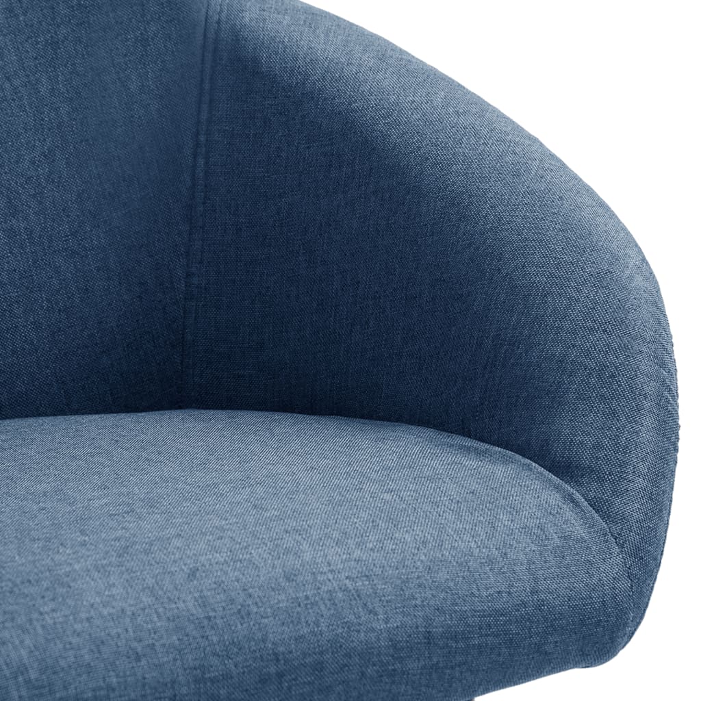 Eetkamerstoelen 4 st stof blauw is nu te koop bij PeponiXL, paradijselijk wonen!