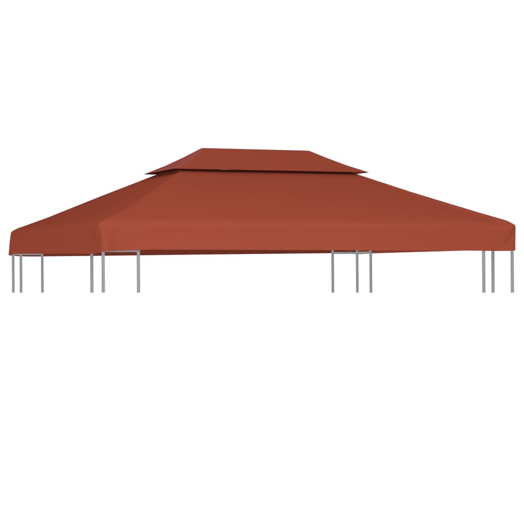 Prieeldak 2-laags 310 g/m² 4x3 m terracottakleurig is nu te koop bij PeponiXL, paradijselijk wonen!