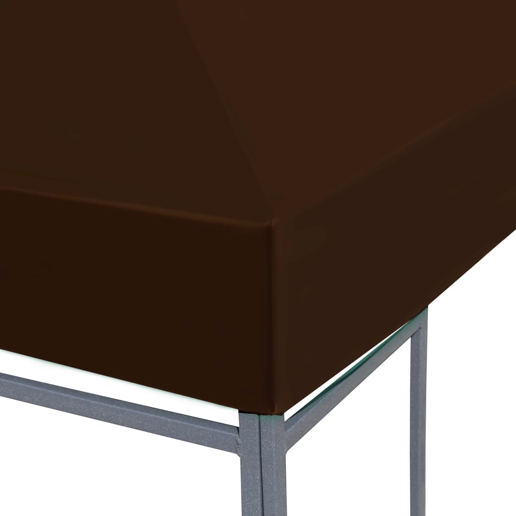 Prieeldak 310 g/m² 3x3 m bruin is nu te koop bij PeponiXL, paradijselijk wonen!