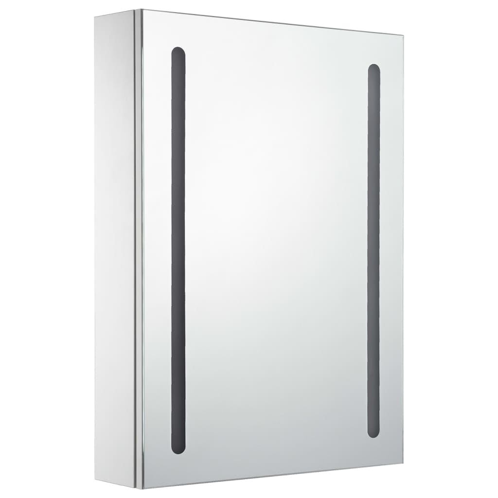 Badkamerkast met spiegel en LED 50x13x70 cm is nu te koop bij PeponiXL, paradijselijk wonen!