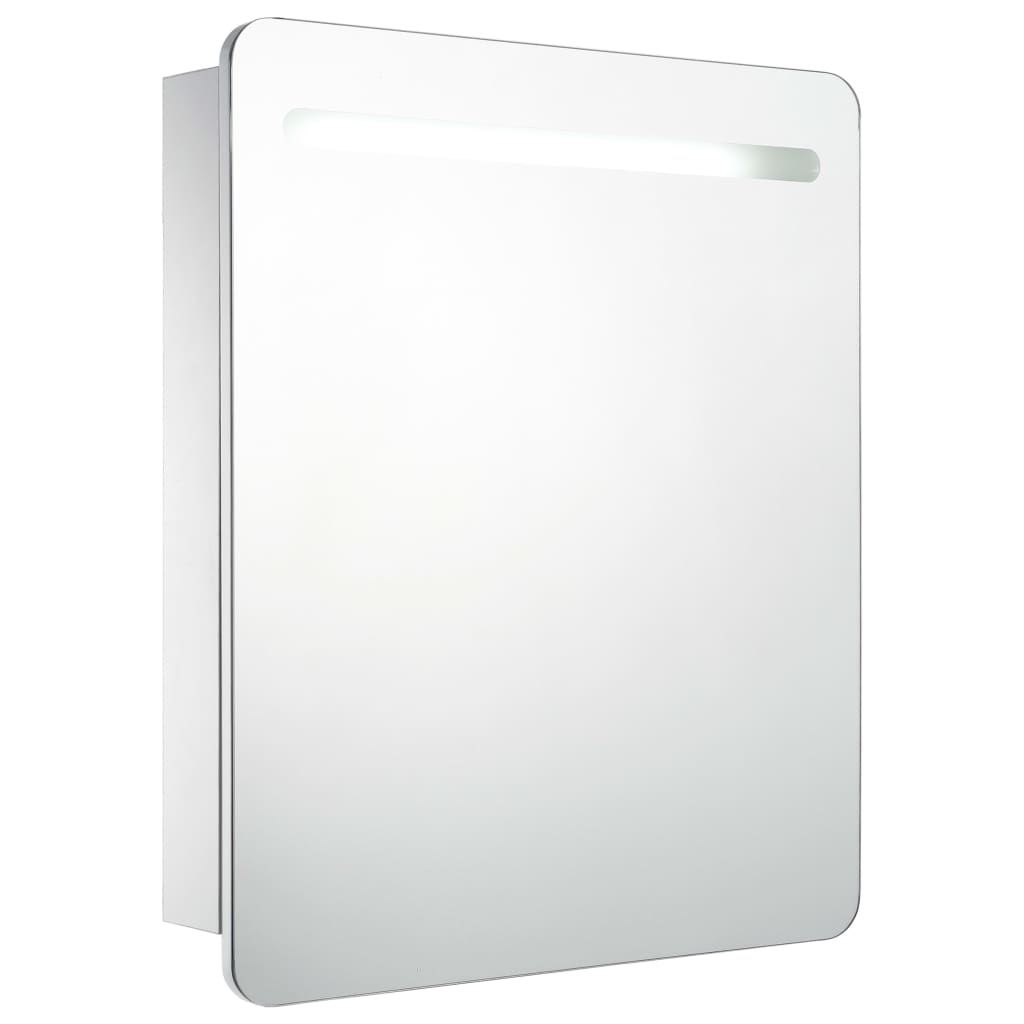 Badkamerkastje met spiegel LED 68x9x80 cm is nu te koop bij PeponiXL, paradijselijk wonen!