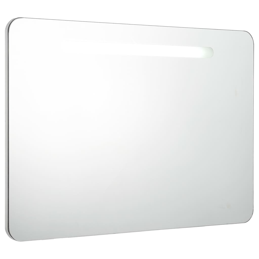 Badkamerkast met spiegel LED 80x9,5x55 cm is nu te koop bij PeponiXL, paradijselijk wonen!