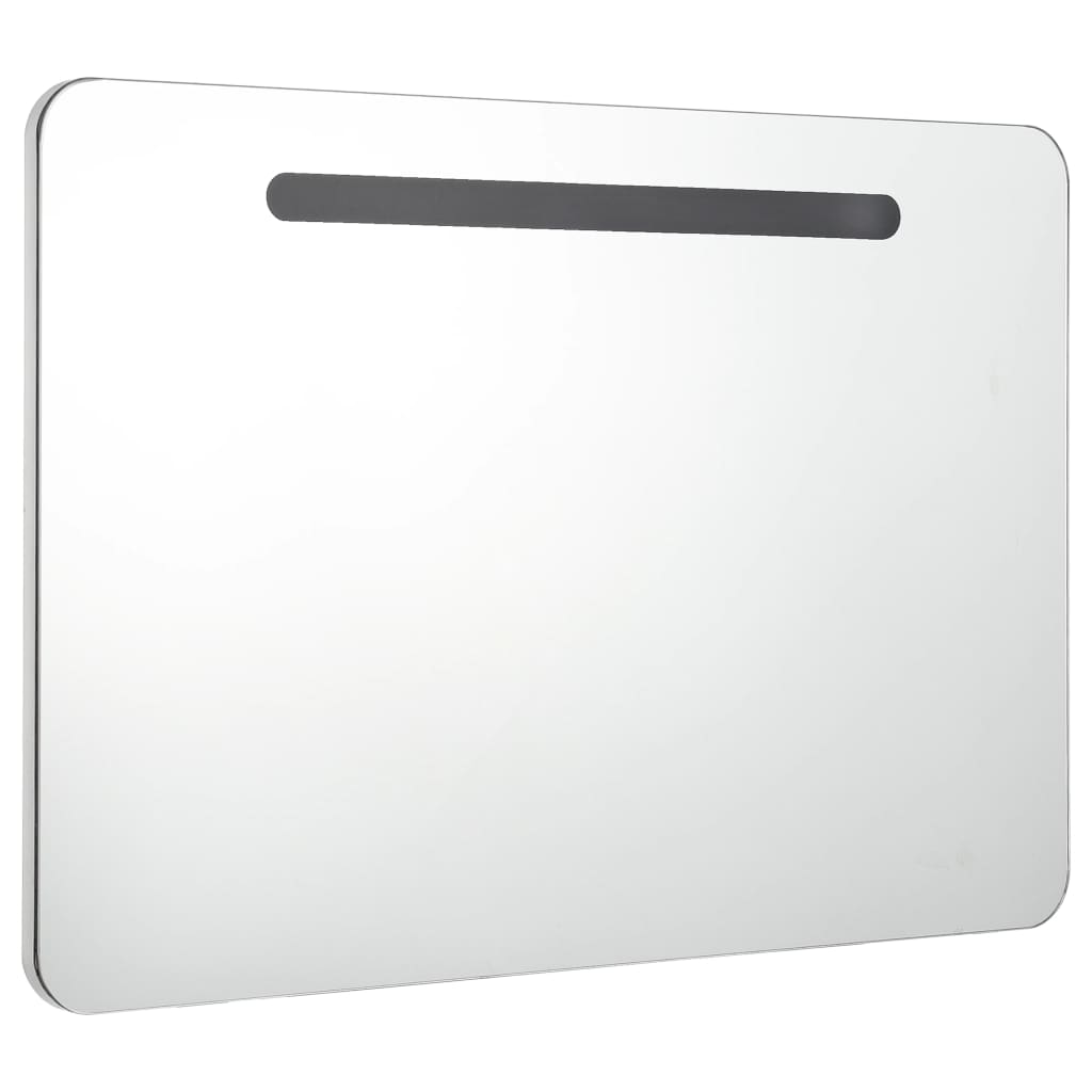 Badkamerkast met spiegel LED 80x9,5x55 cm is nu te koop bij PeponiXL, paradijselijk wonen!
