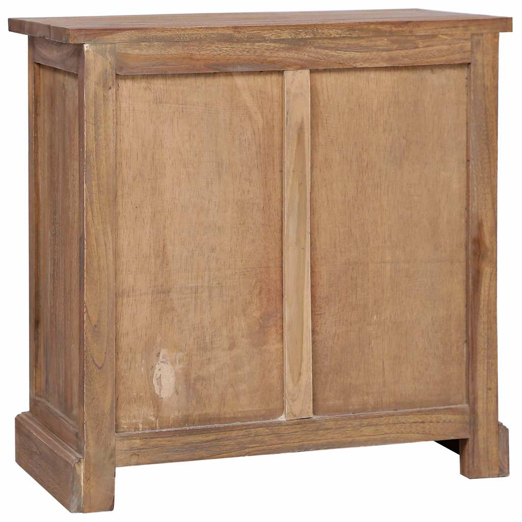 Bijzetkast 60x30x60 cm massief teakhout is nu te koop bij PeponiXL, paradijselijk wonen!