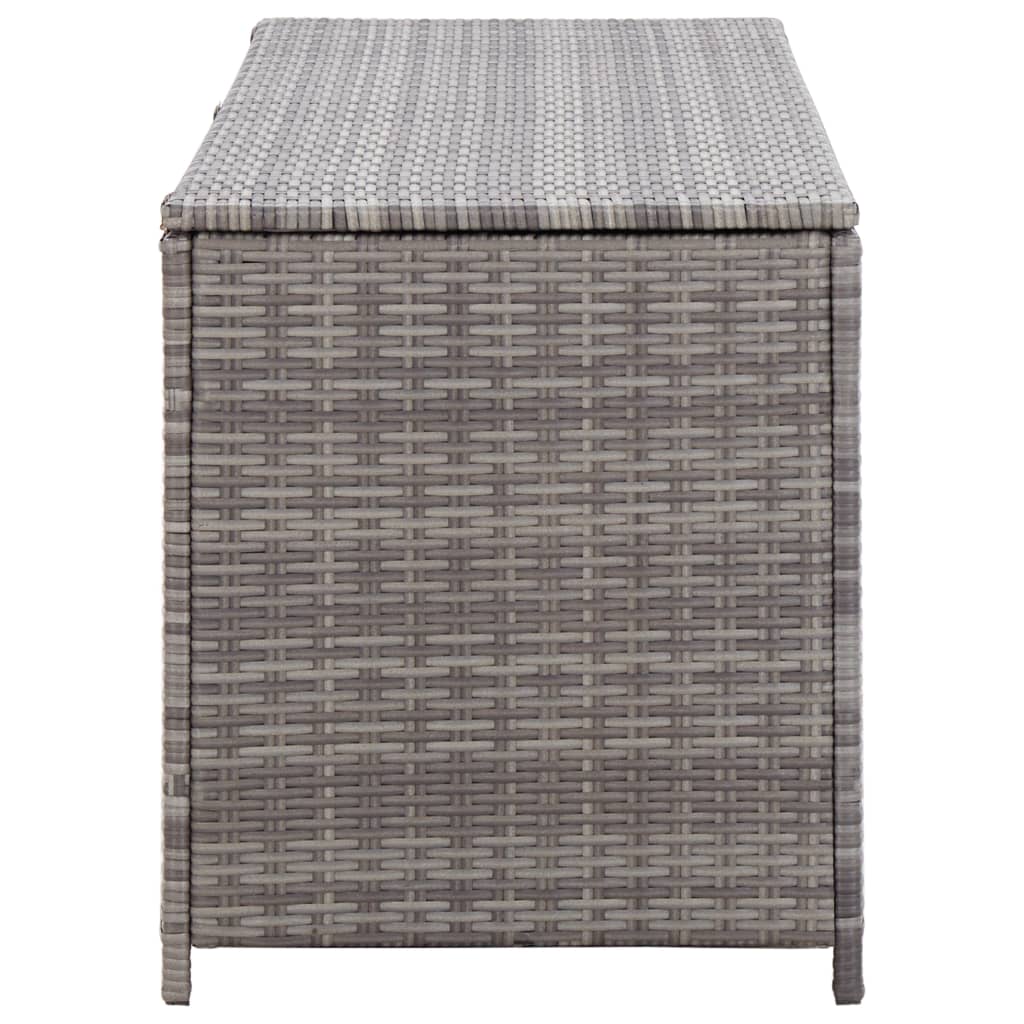 Tuinbox 120x50x60 cm poly rattan grijs is nu te koop bij PeponiXL, paradijselijk wonen!