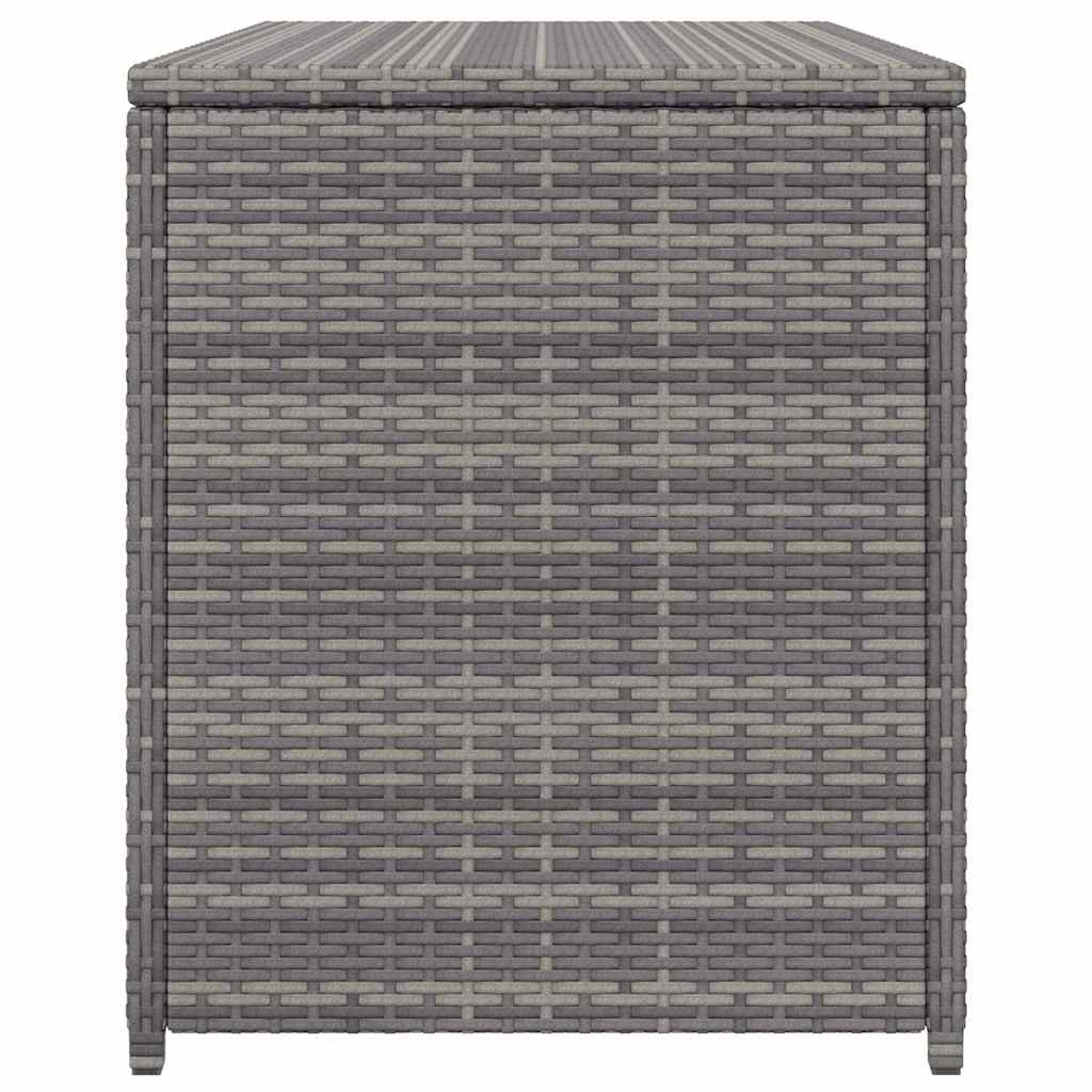 Tuinbox 120x50x60 cm poly rattan grijs is nu te koop bij PeponiXL, paradijselijk wonen!