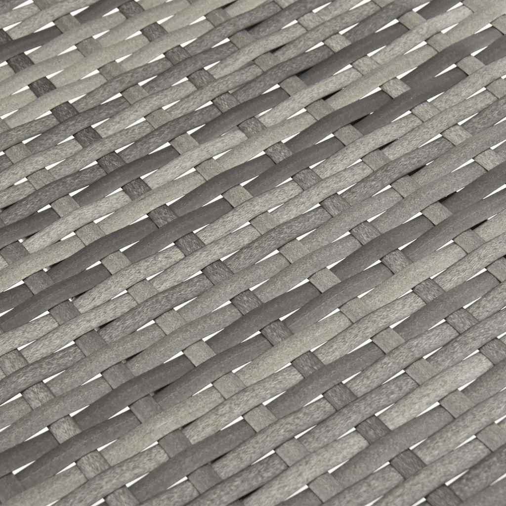 Tuinstoelen stapelbaar 2 st poly rattan grijs is nu te koop bij PeponiXL, paradijselijk wonen!