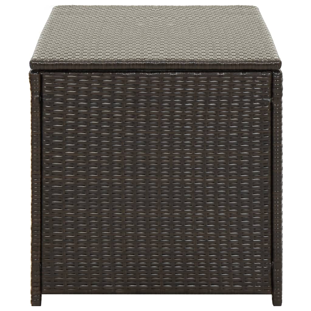 Tuinbox 100x50x50 cm poly rattan bruin is nu te koop bij PeponiXL, paradijselijk wonen!