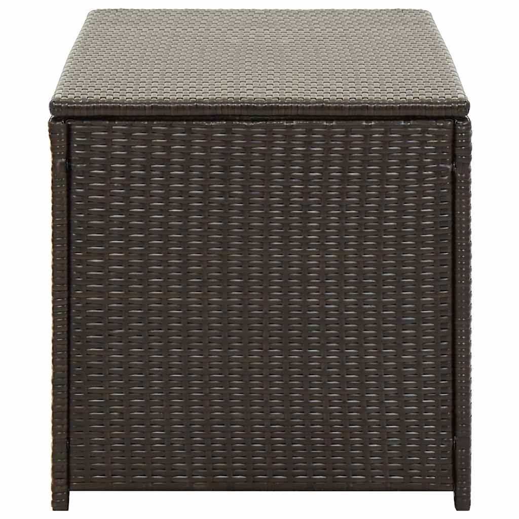 Tuinbox 100x50x50 cm poly rattan bruin is nu te koop bij PeponiXL, paradijselijk wonen!