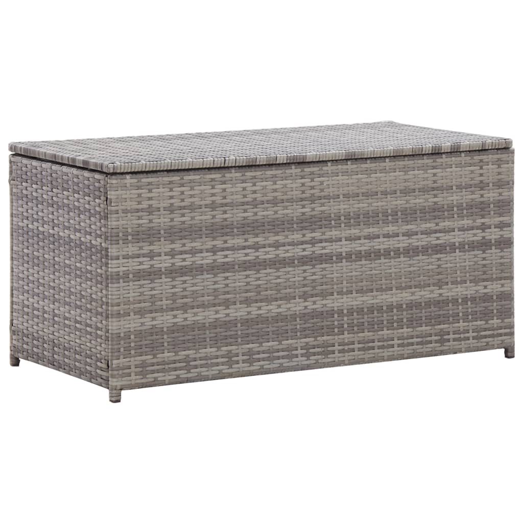 Tuinbox 100x50x50 cm poly rattan grijs is nu te koop bij PeponiXL, paradijselijk wonen!