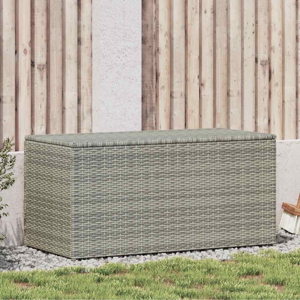 Tuinbox 100x50x50 cm poly rattan grijs is nu te koop bij PeponiXL, paradijselijk wonen!