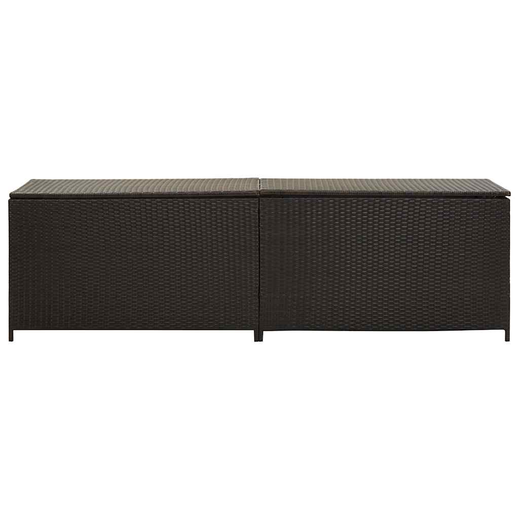 Tuinbox 200x50x60 cm poly rattan bruin is nu te koop bij PeponiXL, paradijselijk wonen!