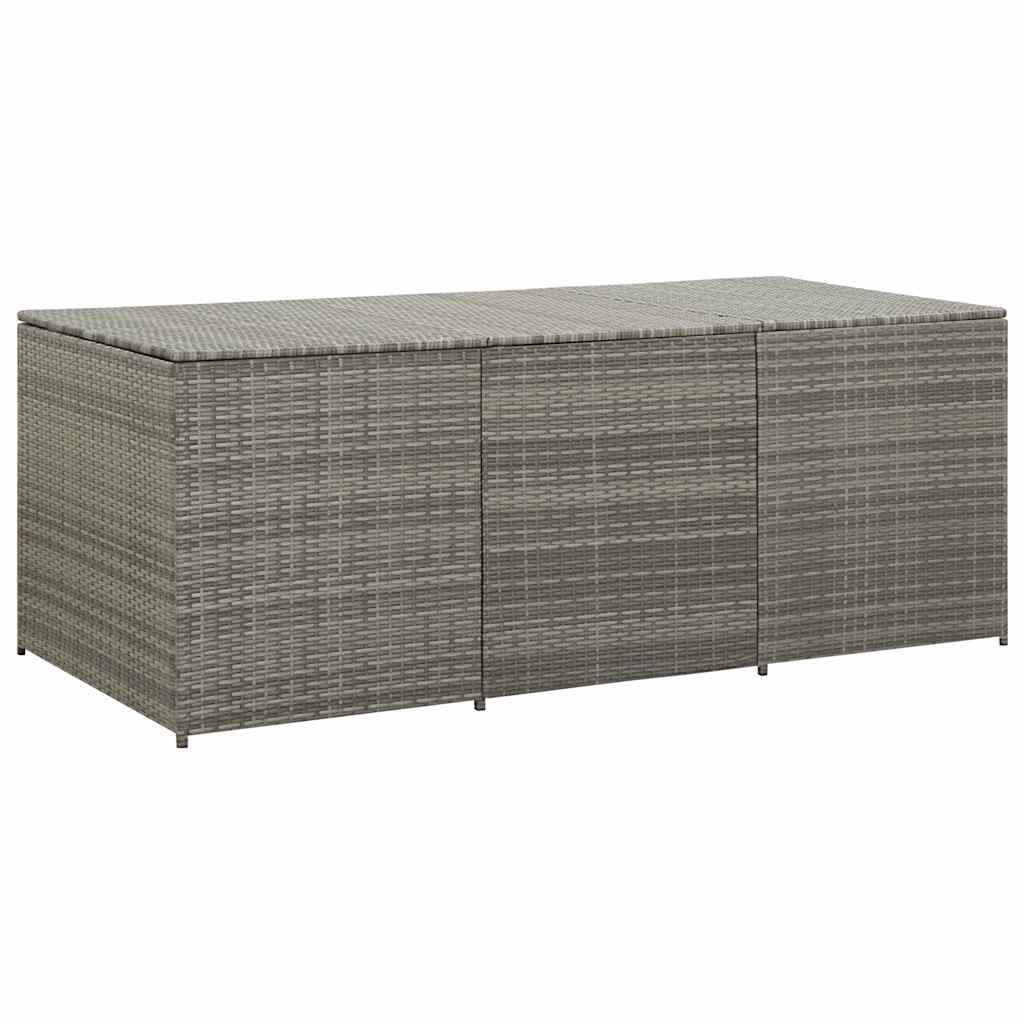 Tuinbox 180x90x70 cm poly rattan grijs is nu te koop bij PeponiXL, paradijselijk wonen!