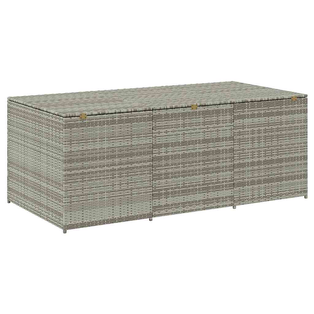 Tuinbox 180x90x70 cm poly rattan grijs is nu te koop bij PeponiXL, paradijselijk wonen!