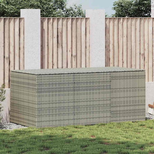 Tuinbox 180x90x70 cm poly rattan grijs is nu te koop bij PeponiXL, paradijselijk wonen!