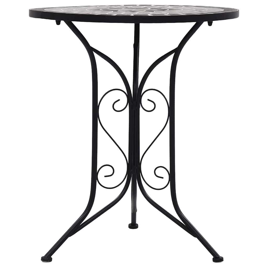 Bistrotafel mozaïek 60 cm keramiek grijs is nu te koop bij PeponiXL, paradijselijk wonen!