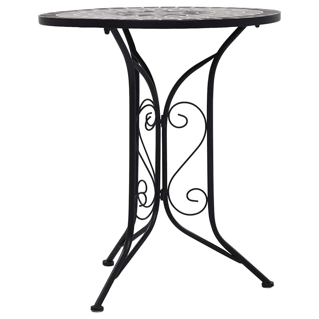 Bistrotafel mozaïek 60 cm keramiek grijs is nu te koop bij PeponiXL, paradijselijk wonen!