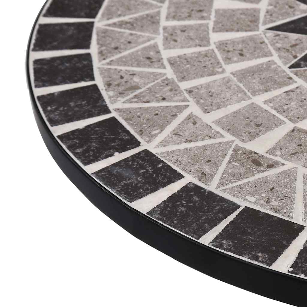 Bistrotafel mozaïek 60 cm keramiek grijs is nu te koop bij PeponiXL, paradijselijk wonen!