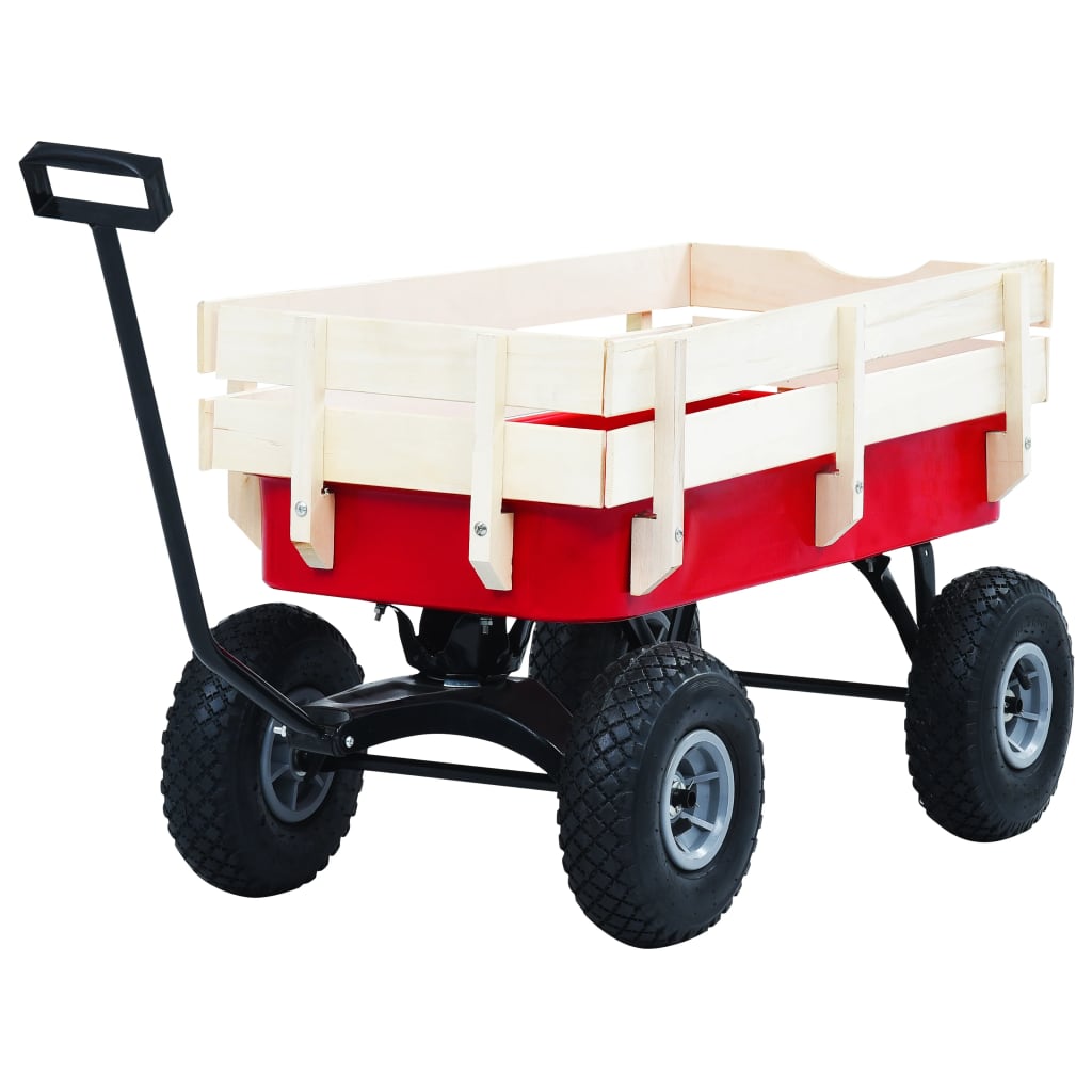 Tuinwagen 150 kg rood is nu te koop bij PeponiXL, paradijselijk wonen!