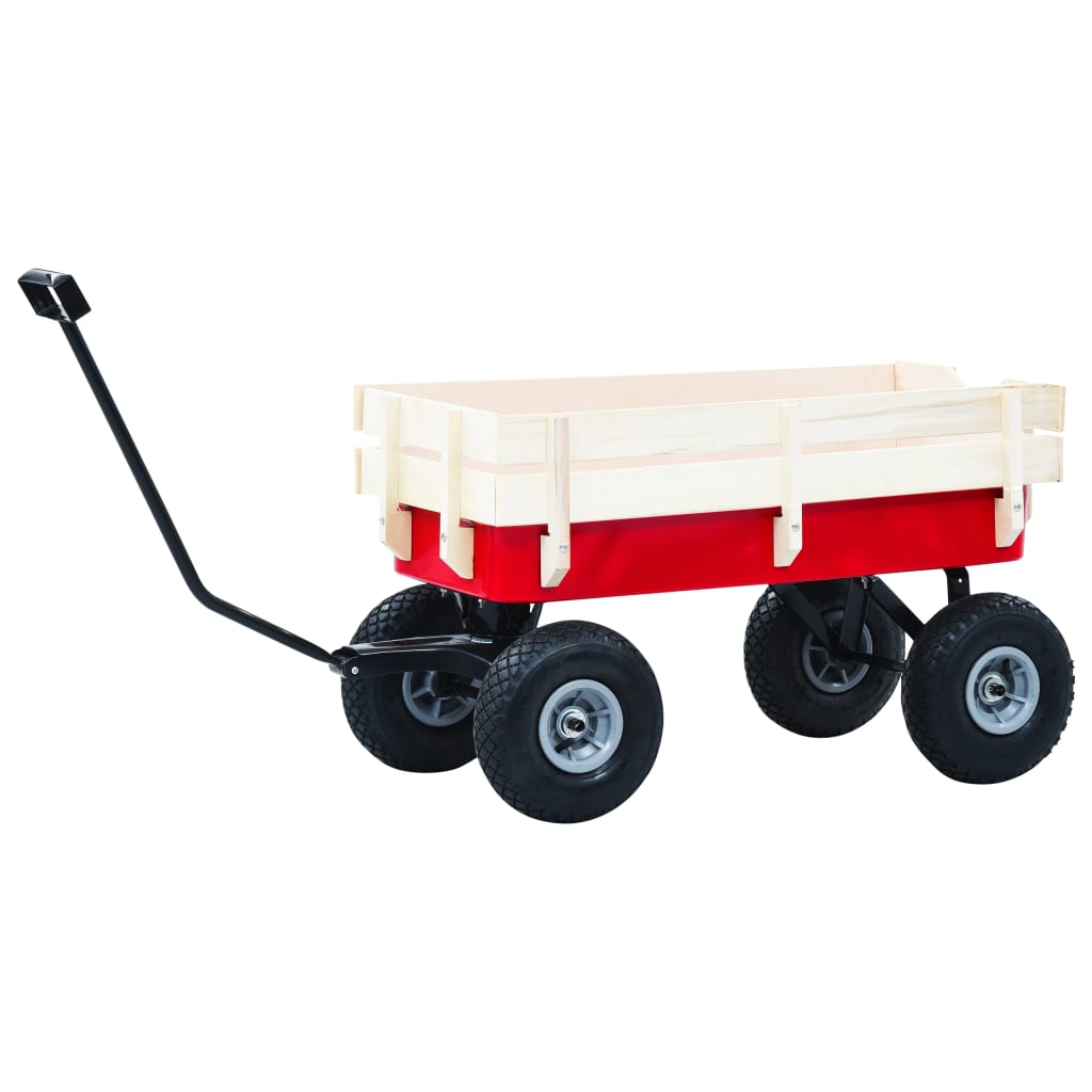 Tuinwagen 150 kg rood is nu te koop bij PeponiXL, paradijselijk wonen!