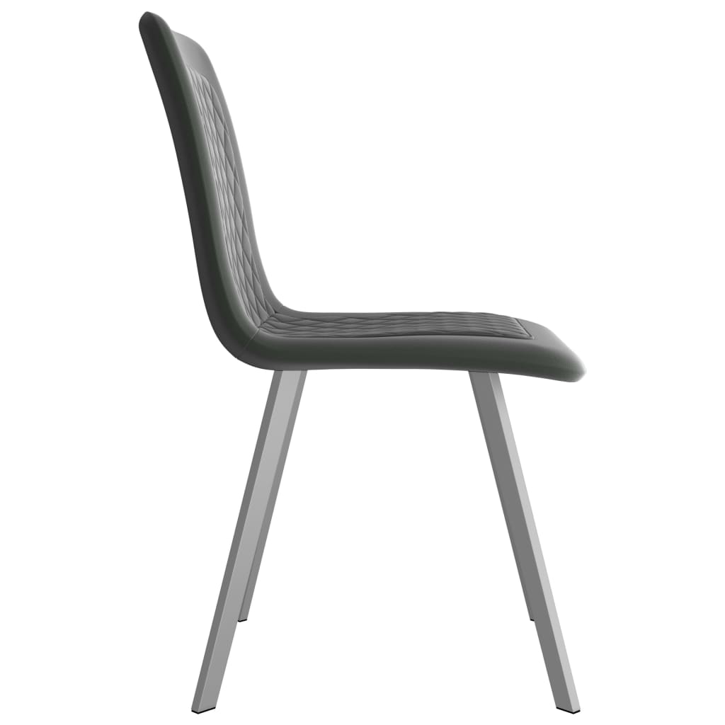 Eetkamerstoelen 2 st fluweel grijs is nu te koop bij PeponiXL, paradijselijk wonen!