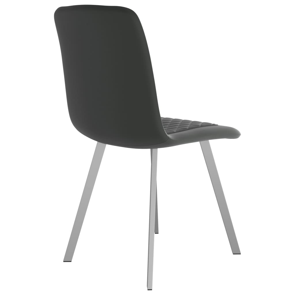 Eetkamerstoelen 2 st fluweel grijs is nu te koop bij PeponiXL, paradijselijk wonen!