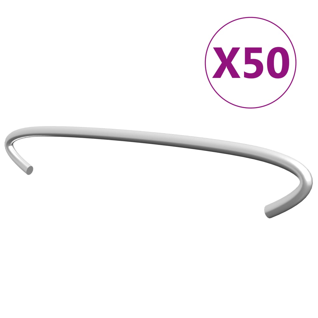 Gabionhaken 50 st 15 cm gegalvaniseerd staal is nu te koop bij PeponiXL, paradijselijk wonen!