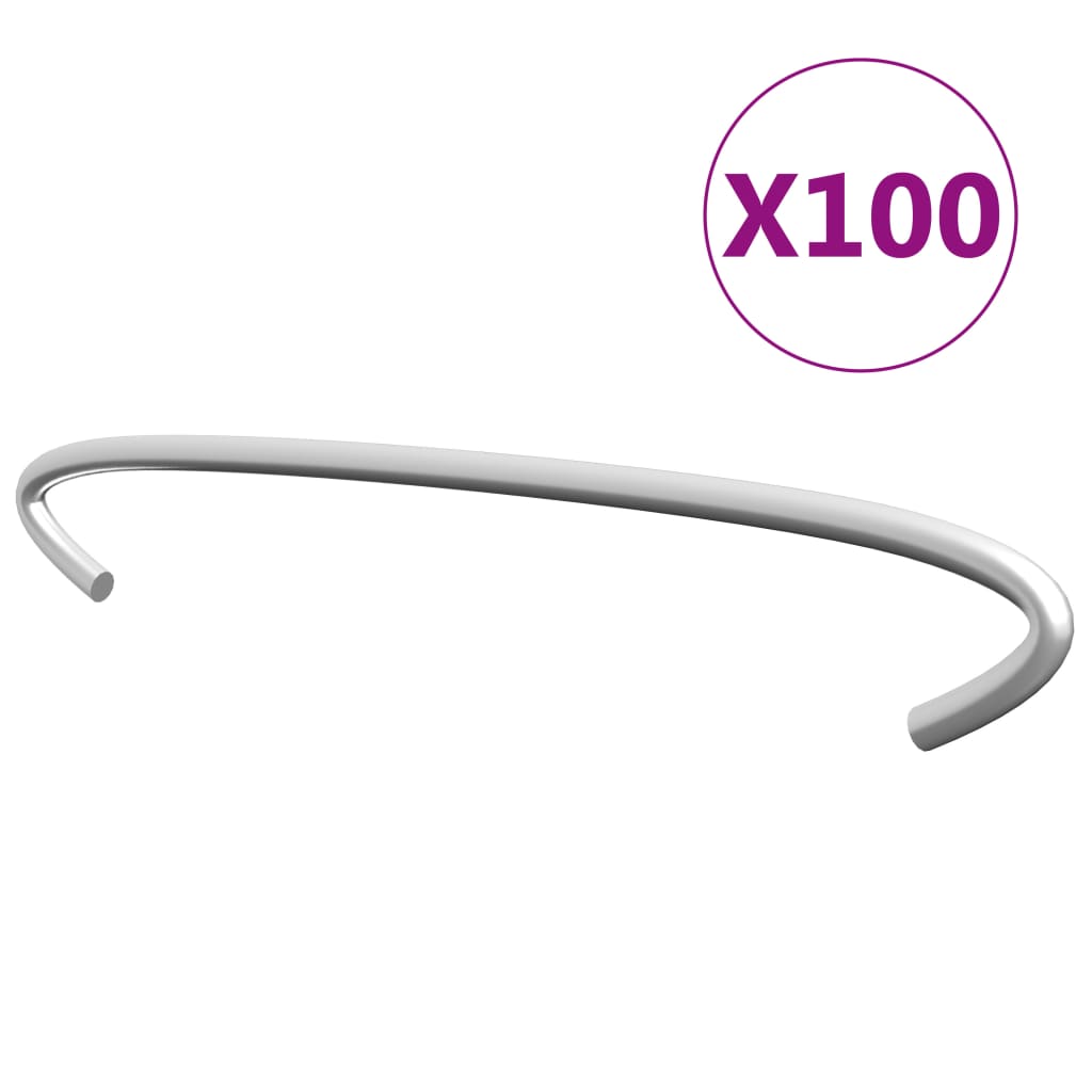 Gabionhaken 100 st 15 cm gegalvaniseerd staal is nu te koop bij PeponiXL, paradijselijk wonen!