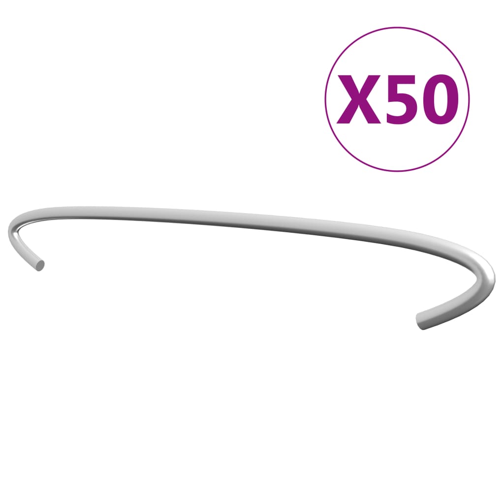 Gabionhaken 50 st 40 cm gegalvaniseerd staal is nu te koop bij PeponiXL, paradijselijk wonen!