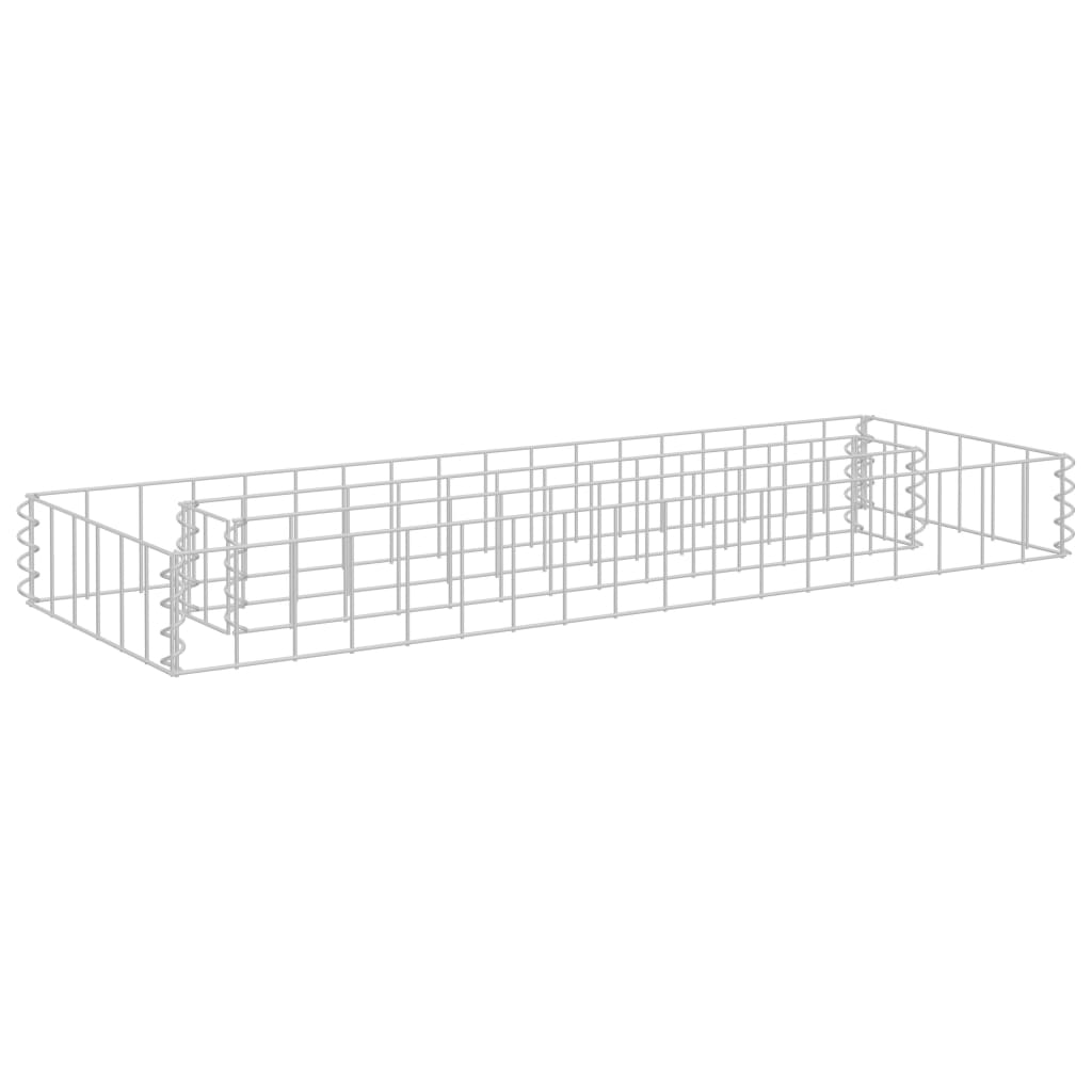 Gabion plantenbak verhoogd 90x30x10 cm gegalvaniseerd staal is nu te koop bij PeponiXL, paradijselijk wonen!