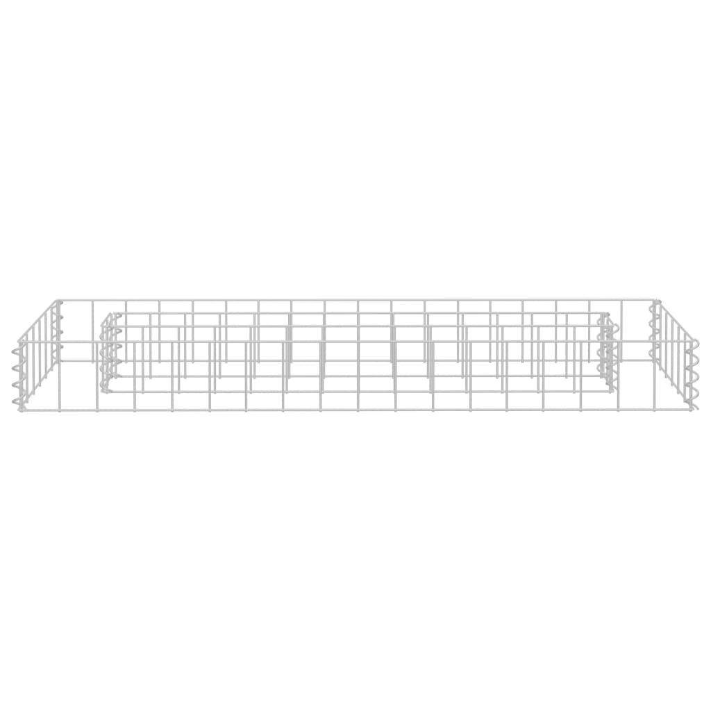 Gabion plantenbak verhoogd 90x30x10 cm gegalvaniseerd staal is nu te koop bij PeponiXL, paradijselijk wonen!