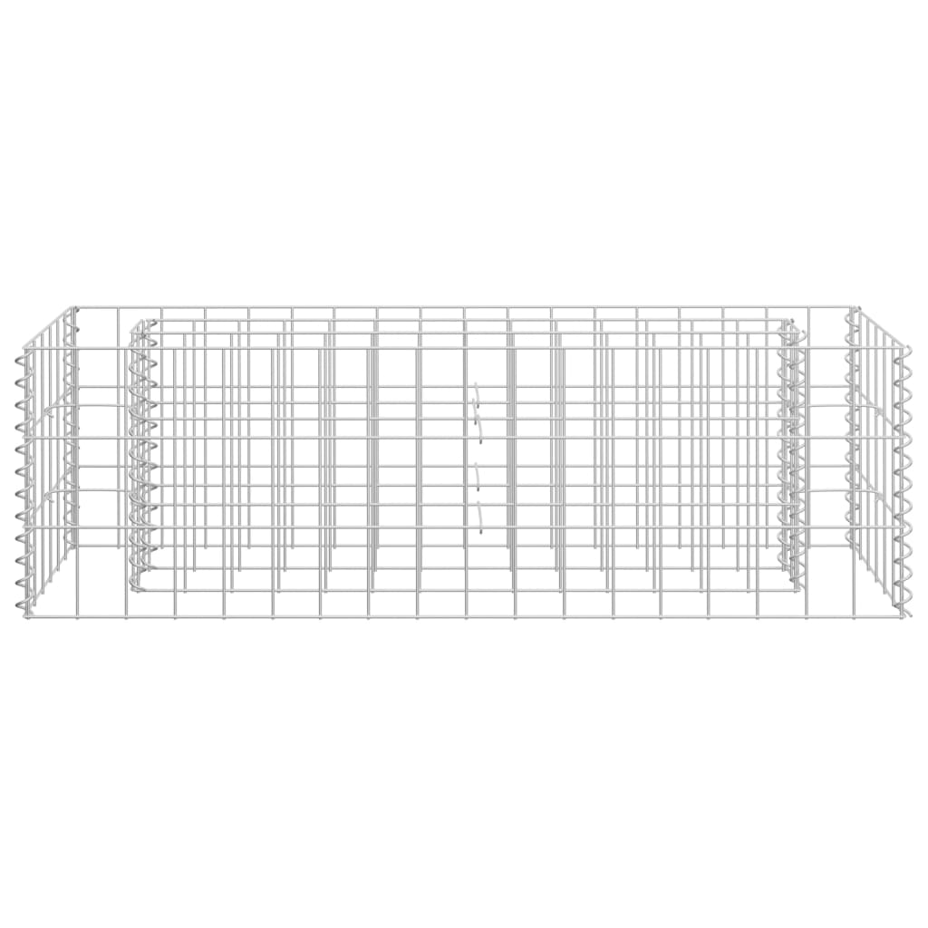 Gabion plantenbak verhoogd 90x30x30 cm gegalvaniseerd staal is nu te koop bij PeponiXL, paradijselijk wonen!