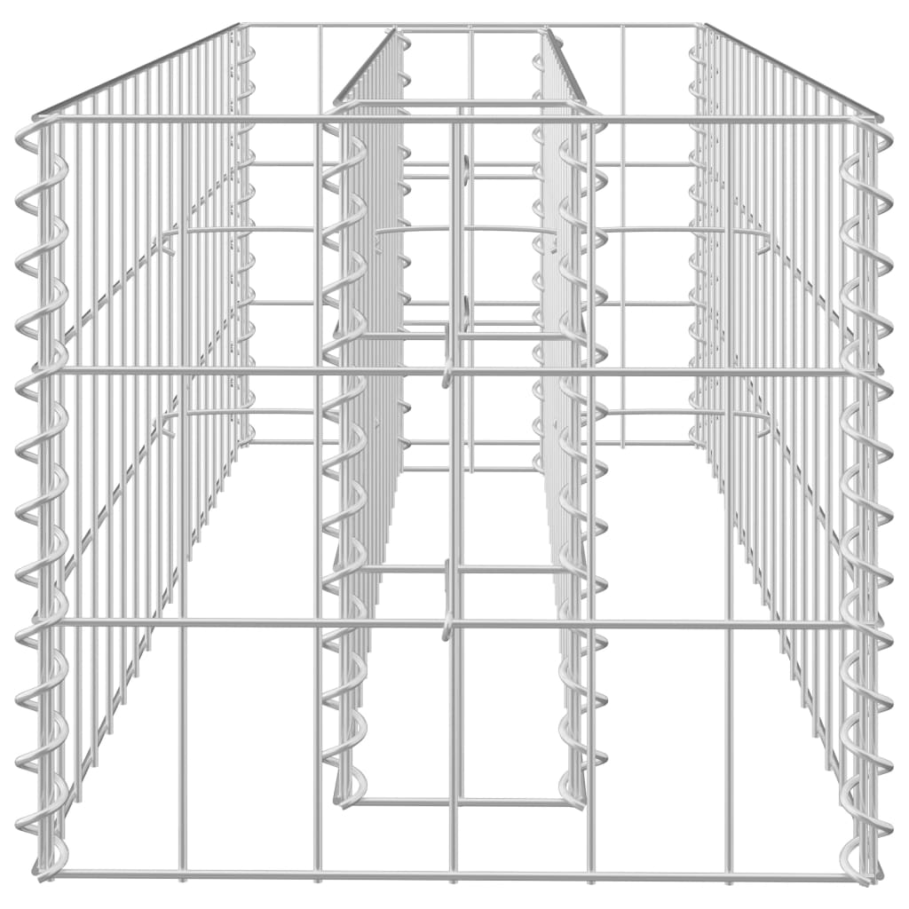 Gabion plantenbak verhoogd 90x30x30 cm gegalvaniseerd staal is nu te koop bij PeponiXL, paradijselijk wonen!