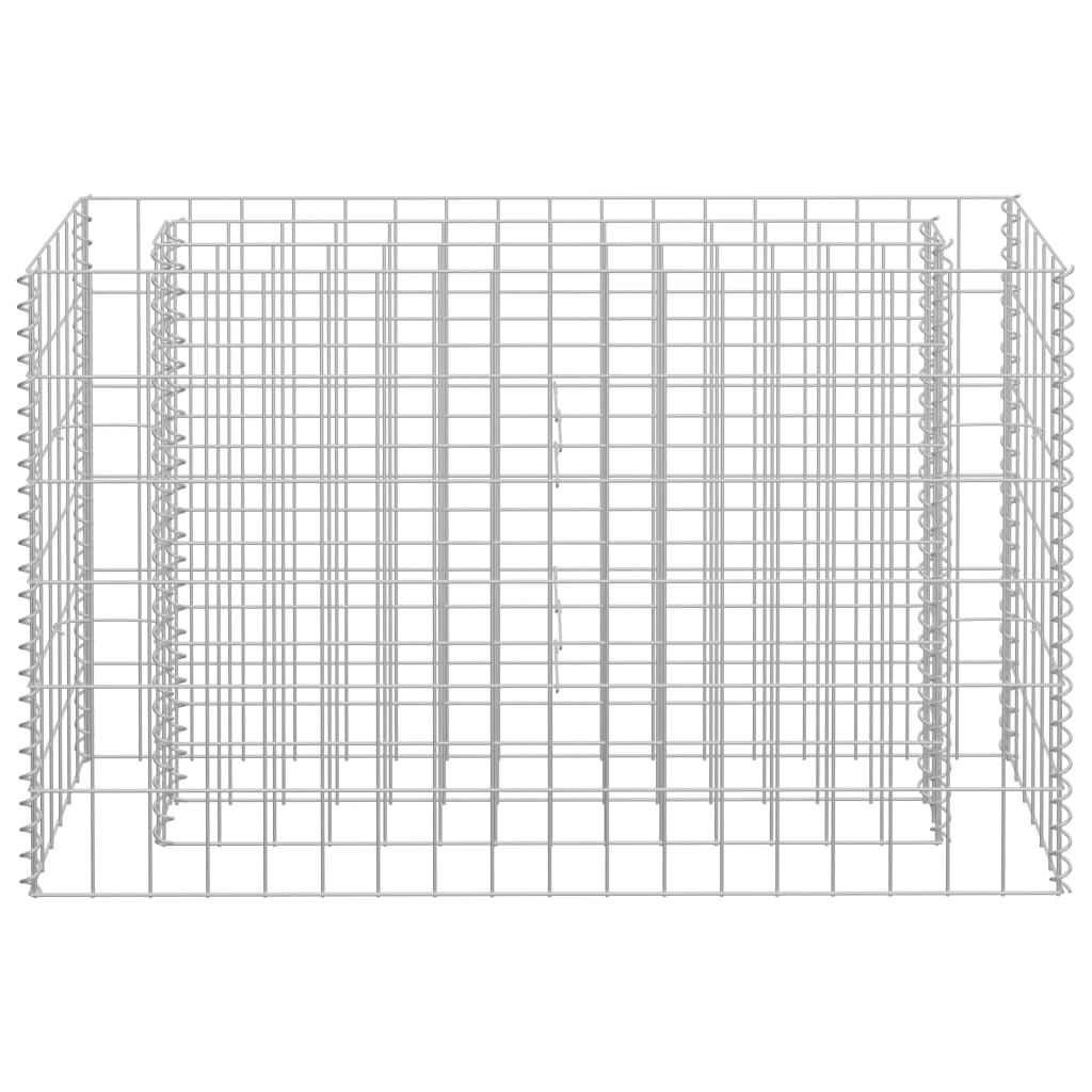 Gabion plantenbak verhoogd 90x30x60 cm gegalvaniseerd staal is nu te koop bij PeponiXL, paradijselijk wonen!