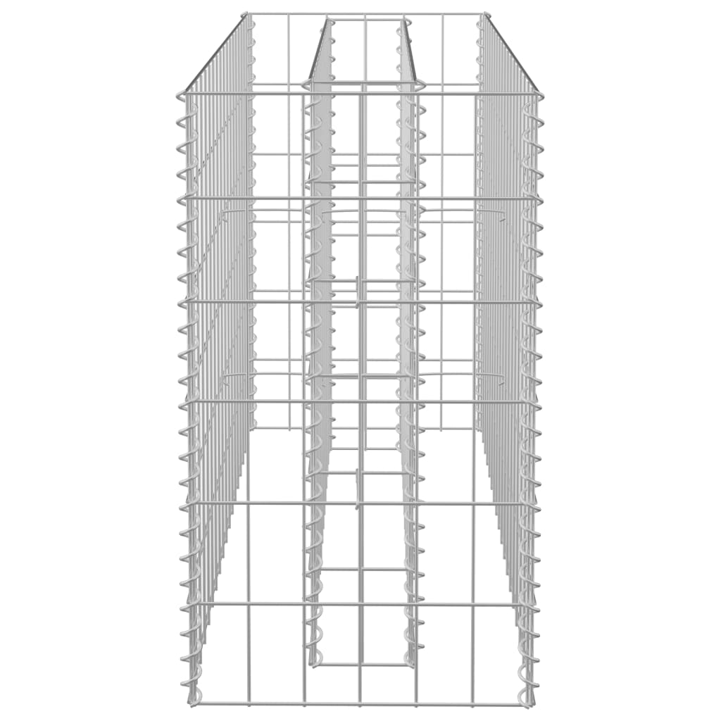 Gabion plantenbak verhoogd 90x30x60 cm gegalvaniseerd staal is nu te koop bij PeponiXL, paradijselijk wonen!